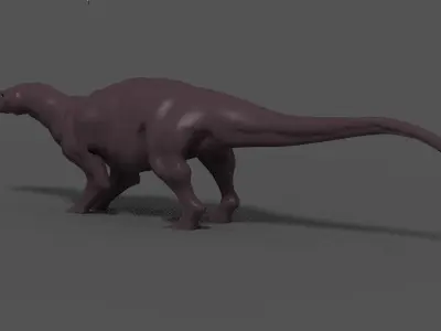 dinosaur animated Low-poly 3D model