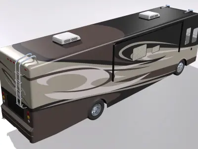 Basic Class A Motorhome 3D model