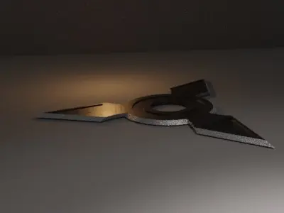 Shuriken Ninja Stars  Ninja Weapons 3D model