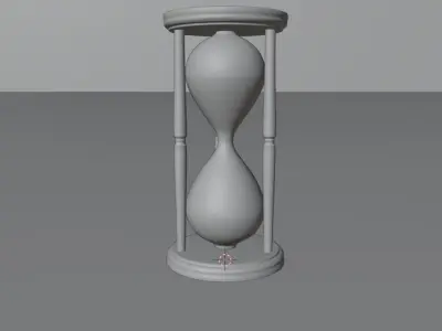 Hourglass Free low-poly 3D model purchase