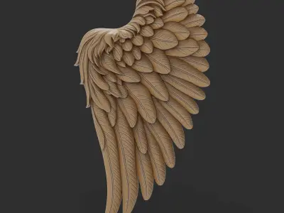 Angel Wing Keepsake DIY Cherub Wings 3D print model