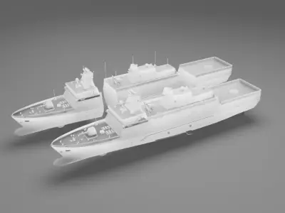 Tamandare Frigate - Resin printing 3D print model