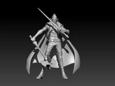 X Drake - One piece - spilt part 3D print model