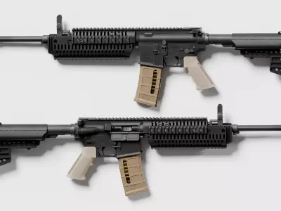 Colt IAR6940 Low-poly 3D model