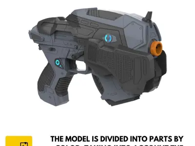 Snub Blaster - Gears of War - Commercial - Printable STL 3D print model