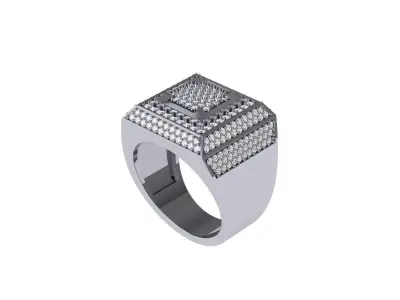 Wedding Ring 3D print model 106