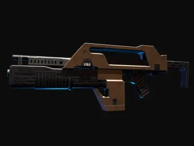 M41A Pulse Rifle  Alien  3D model