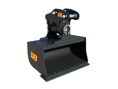 WB Excavator Tilt Ditching Bucket Mini Excavator and Backhoe 3D model