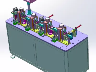 SIM card assembly machine 3D model