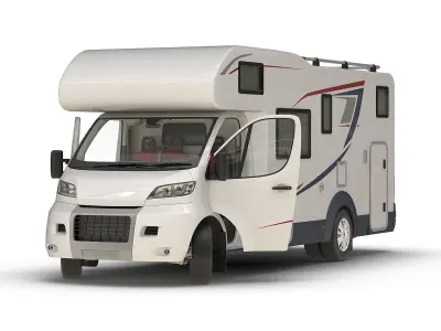 Motorhome Generic Rigged 3D model