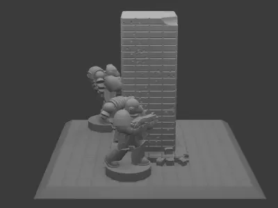 Epic Scale Miniature Terrain Piece 3D print model