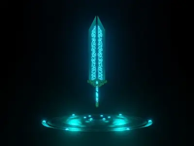 Blade Of Thunder 3D model