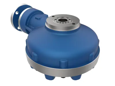 Gate Valve Gearbox - Continuous Rotation Bevel Type 3D model