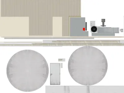 VORTAC model Low-poly 3D model