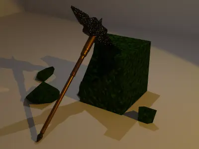 Paladin hammer Free 3D model