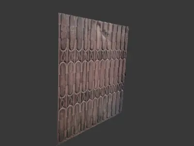 Wrought Iron Gate Scan Low-poly 3D model