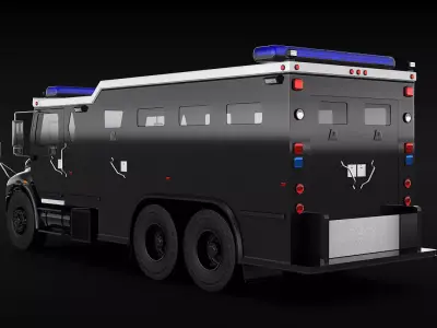 SWAT Truck 3D model purchase