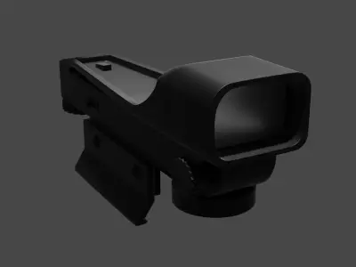 scope dot sight Low-poly 3D model
