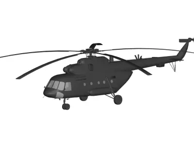 Mil Mi-17 3D model purchase