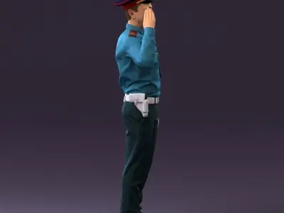 soviet militsioner 1109 3D model