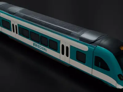 Siemens Mireo Regional Train 3D print model