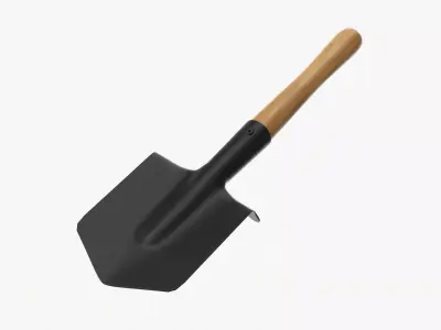 Shovel gardening 08 3D model
