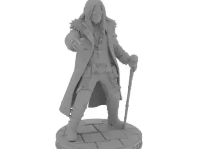 The Prince of Darkness - Heavy Metal Rock Legend STL 3D print model