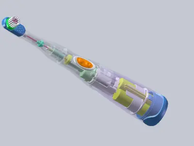 electric toothbrush 3D model