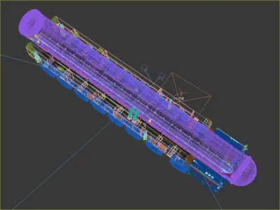 china  DH41 ballistic missile   CSS-X-10 ballistic missile 3D model