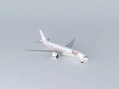 RubyJet Boeing 787 9 Free 3D model