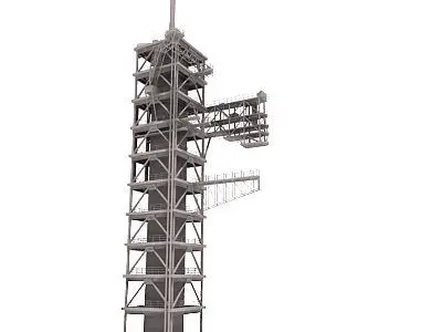Industrial Tower 3D model by 3D-Horse