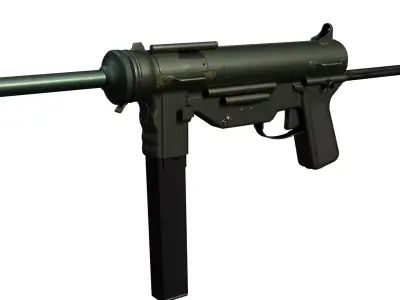 M3 Grease Gun Low-poly 3D model buy