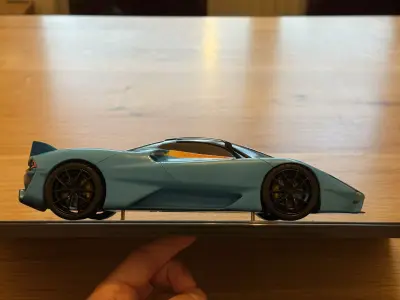 SSC Tuatara with Striker Aggressor body kit 1-18 scale model kit 3D print model