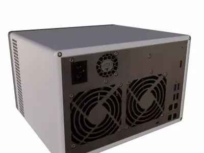 NAS Network Storage Server Low Poly Low-poly 3D model