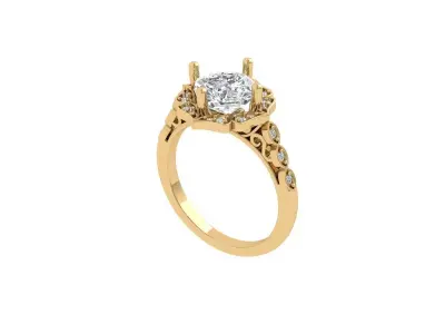 Wedding Ring  3D print model 314