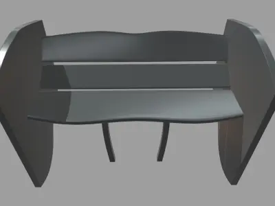 Car Spoiler 019 Low-poly 3D model