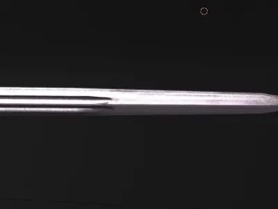 Geralts steel sword Low-poly 3D model