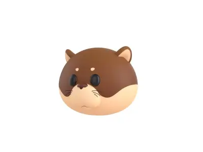 Prop221 Otter Head 3D model
