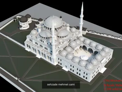 istanbul mosques 3D Model Pack