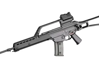 HK G36 WEAPON MEGA PACK Low-poly 3D model