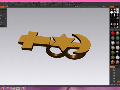 Peace Ring Free 3D model