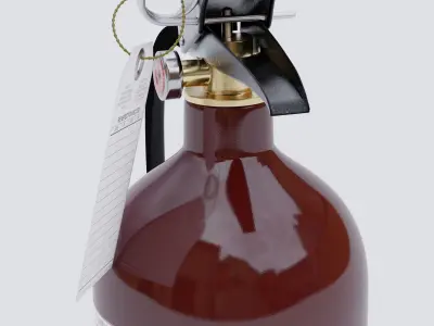 fire extinguisher 3D model 4