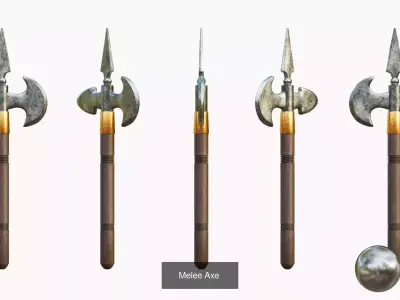 Medival Weapons 3D Model Pack