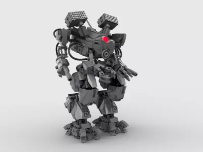 shermantanker mech  3D model