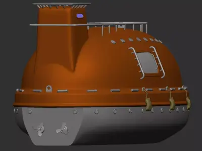 LifeBoat 3D Printable 3D print model