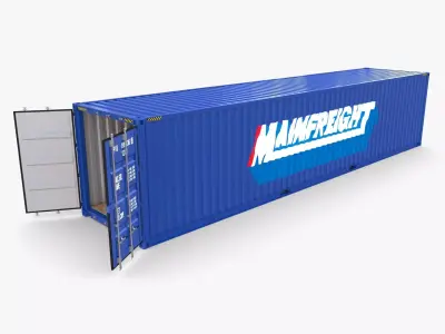 40ft Shipping Container Mainfreight 3D model