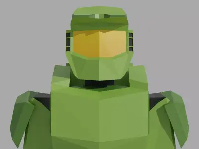 HALO Master Chief 3D model