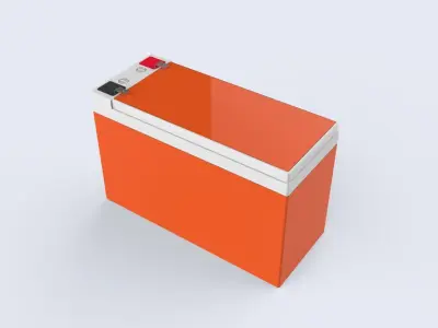 Battery Maxma Low-poly 3D model