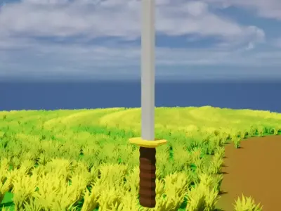 basic sword Free 3D model