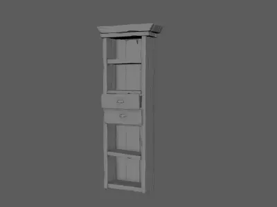 Old Shelf 3D model